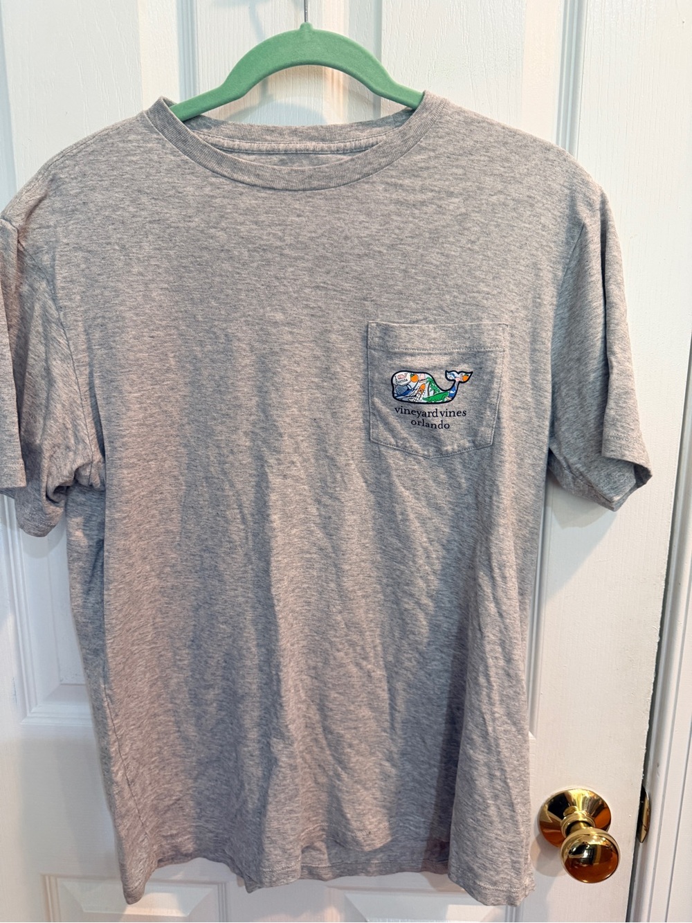 Vineyard Vines Orlando Gray Pocket T‑Shirt - Women’s Size Small